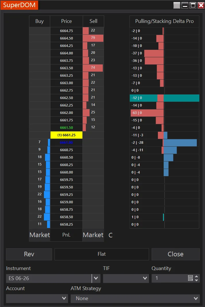 Liquidity Behavior Engine buy-side vacuum example